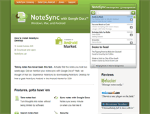 Tablet Screenshot of notesync.com